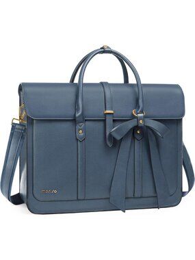 Stylish PU Leather Laptop Bag for Women, Fits 15-15.6 inch Laptops, Shoulder